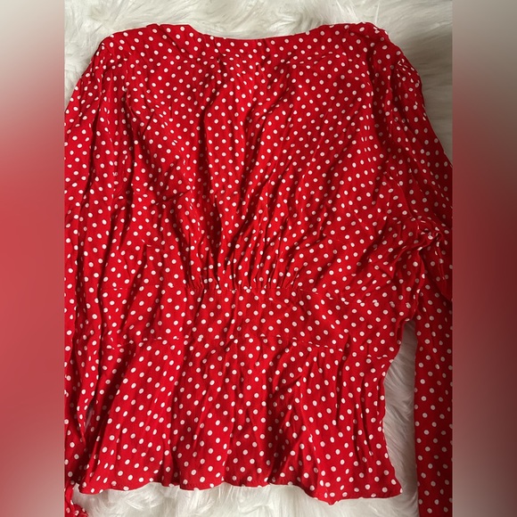 Free People LOVE STREET TOP IN RED - Picture 8 of 8